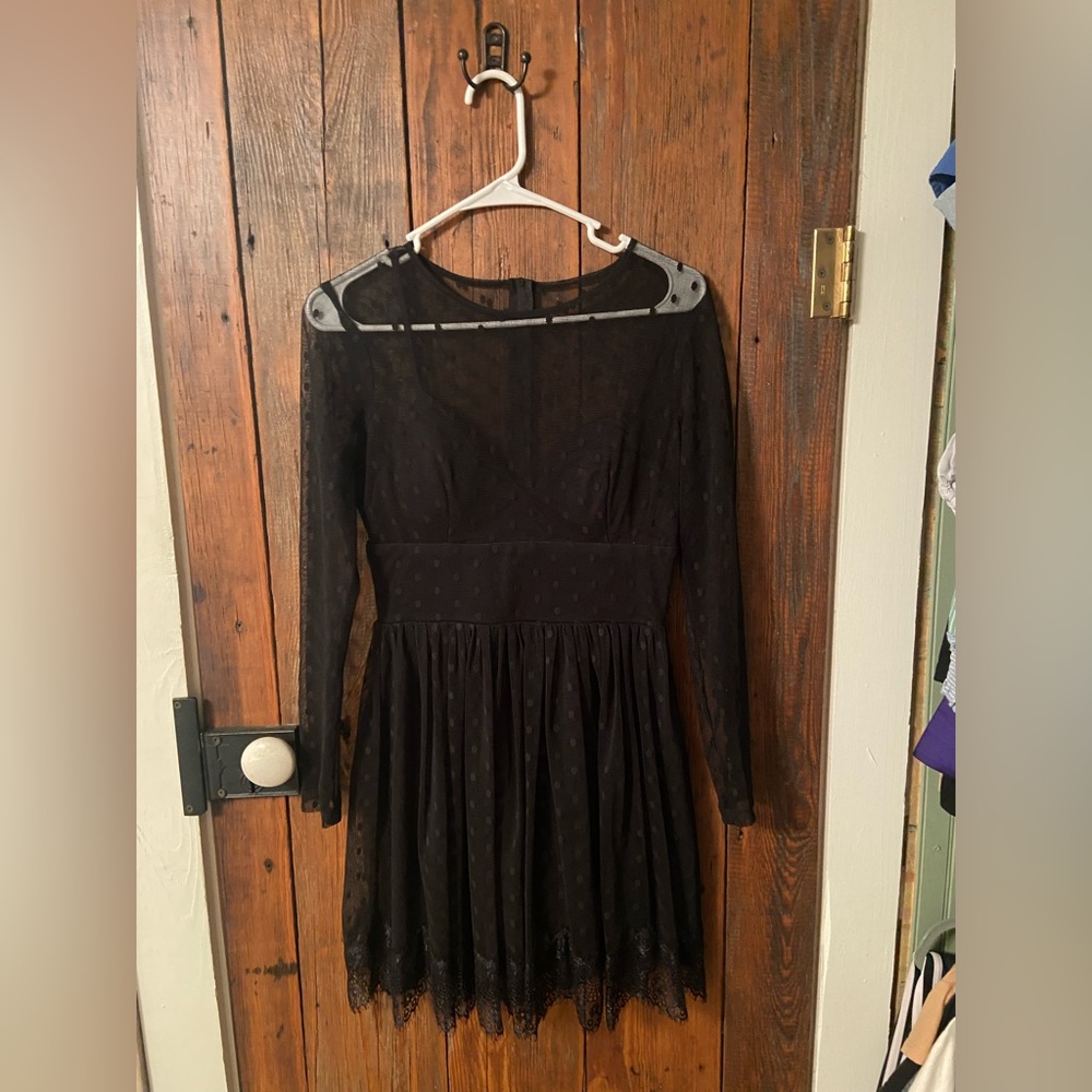 B. Darlin Black Lace Dress